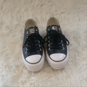 Converse Chuck Taylor Leather Platform Sneakers